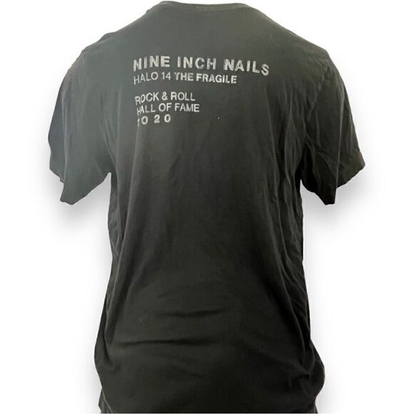 Nine Inch Nails NIN Halo 14 Rock Roll Hall of Fame 2020 Black T Shirt Tee XL - Picture 2 of 5